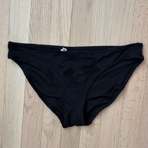 Black Lace Bikini Bottoms